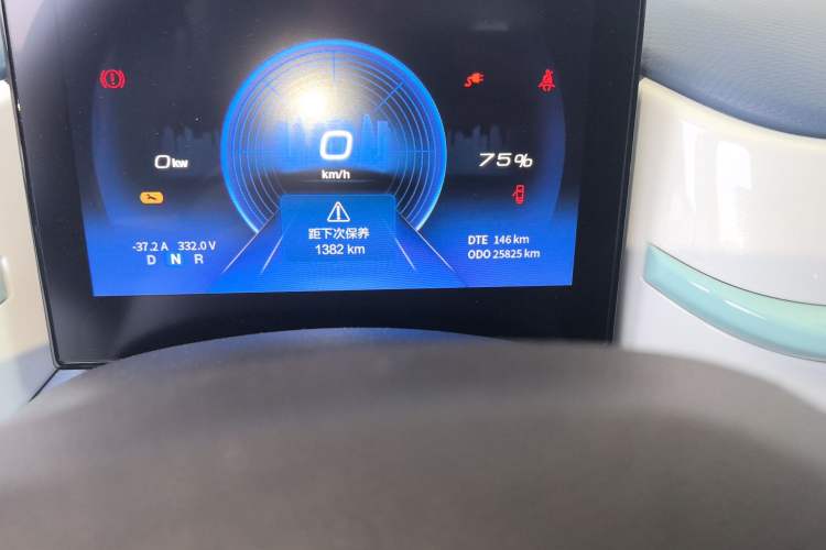 Used Dongfeng NAMMI BOX 2022 Revised Light Wind Edition 201 km Standard Version Odometer Close Up