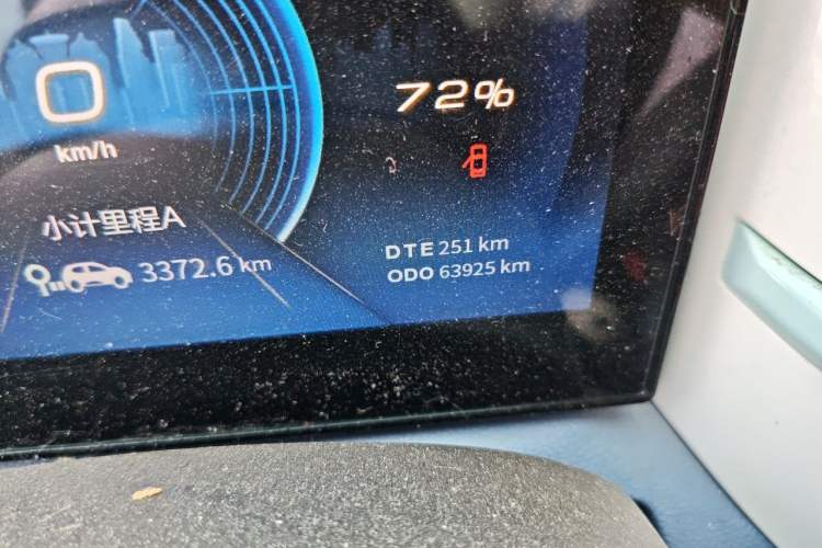 Used Dongfeng NAMMI BOX 2022 Chasing Wind Edition 351 km Advanced Model Odometer Close Up