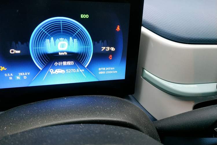 Used Dongfeng NAMMI BOX 2022 Chasing Wind Edition 331KM Advanced Model Odometer Close Up