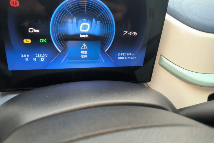 Used Dongfeng NAMMI BOX 2022 Chasing Wind Edition 331KM Advanced Model Odometer Close Up