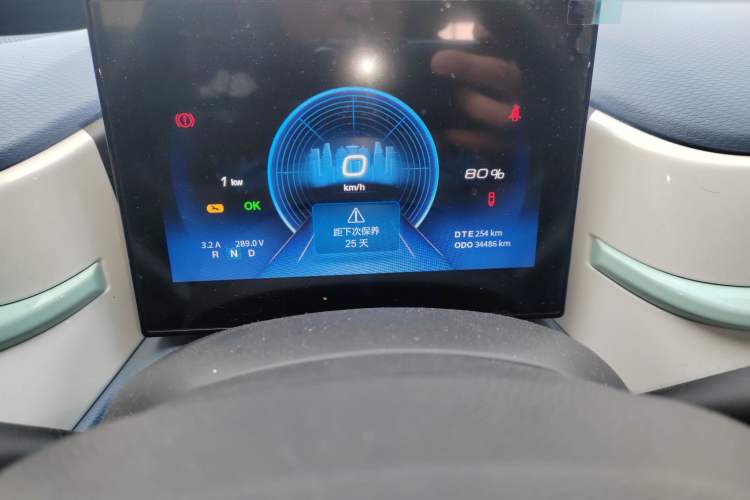 Used Dongfeng NAMMI BOX 2022 Chasing Wind Edition 331 km Standard Model Odometer Close Up