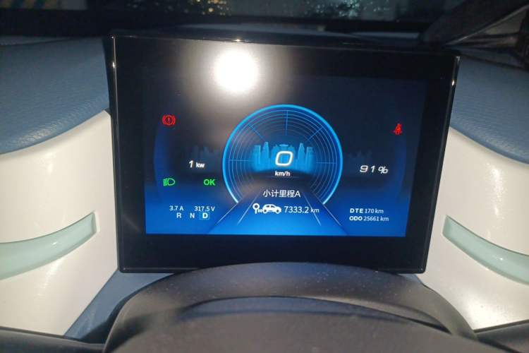 Used Dongfeng NAMMI BOX 2022 Light Wind Edition 201KM Advanced Model Odometer Close Up