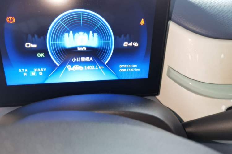 Used Dongfeng NAMMI BOX 2022 Light Wind Edition 201KM Advanced Model Odometer Close Up