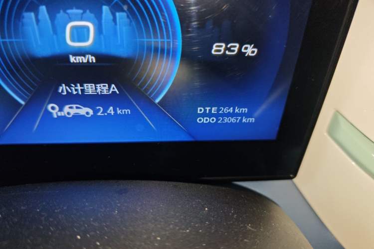 Used Dongfeng NAMMI BOX 2022 Chasing Wind Edition 331KM Advanced Model Odometer Close Up