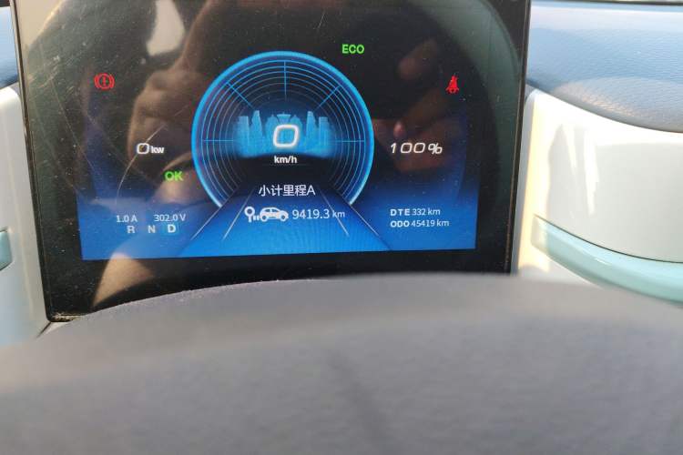 Used Dongfeng NAMMI BOX 2022 Chasing Wind Edition 331KM Advanced Model Odometer Close Up