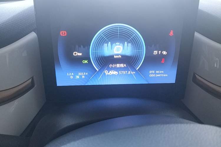 Used Dongfeng NAMMI BOX 2022 Champion Edition Light Wind Version 201KM Standard Model Instrument Cluster