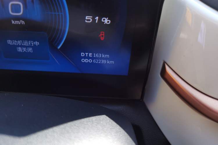 Used Dongfeng NAMMI BOX 2022 Chasing Wind Edition 331 km Standard Model Odometer Close Up