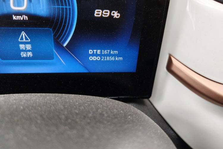 Used Dongfeng NAMMI BOX 2022 Revised Light Wind Edition 201 km Standard Version Odometer Close Up