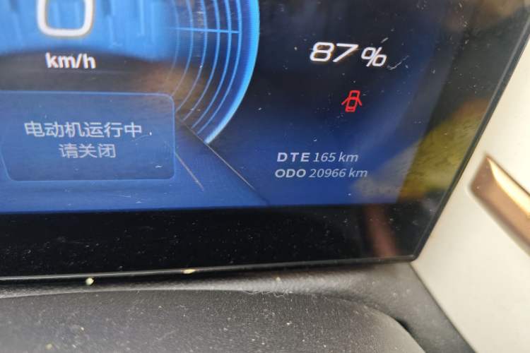 Used Dongfeng NAMMI BOX 2022 Light Wind Edition 201KM Lightning Model Odometer Close Up