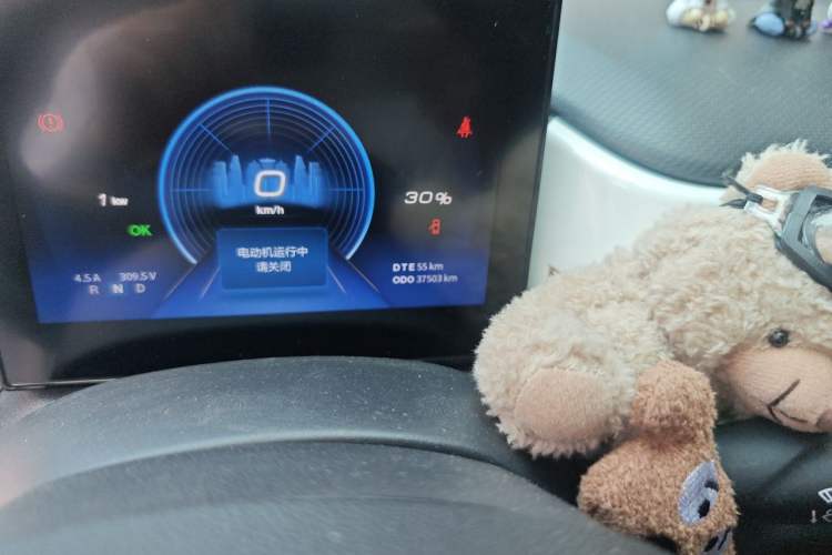 Used Dongfeng NAMMI BOX 2022 Light Wind Edition 201KM Standard Model Odometer Close Up
