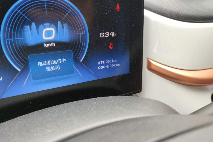 Used Dongfeng NAMMI BOX 2022 Chasing Wind Edition 331KM Advanced Model Odometer Close Up