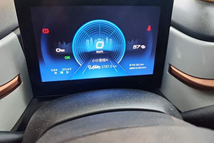 Used Dongfeng NAMMI BOX 2022 Chasing Wind Edition 331 km Standard Model Odometer Close Up