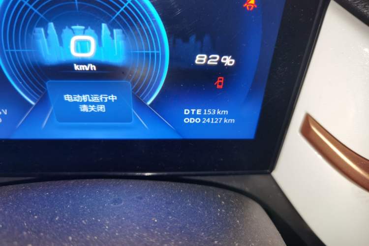 Used Dongfeng NAMMI BOX 2022 Revised Light Wind Edition 201 km Standard Version Odometer Close Up