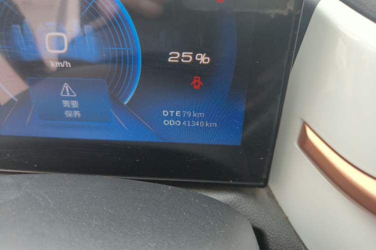 Used Dongfeng NAMMI BOX 2022 Chasing Wind Edition 331 km Standard Model Odometer Close Up