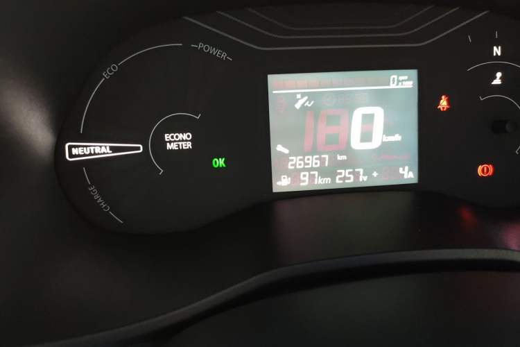 Used Dongfeng NAMMI EX1 2021 Zhi Ling Version Odometer Close Up