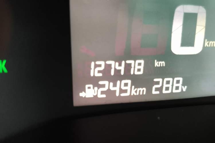 Used Dongfeng NAMMI EX1 2021 Quality Edition Odometer Close Up
