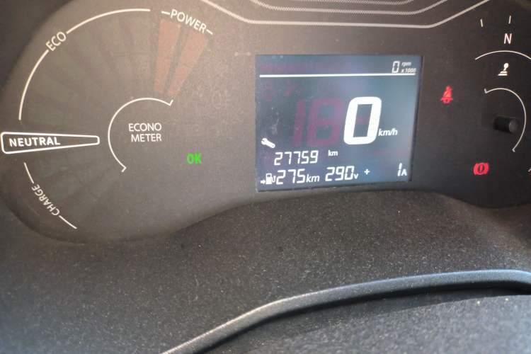 Used Dongfeng NAMMI EX1 2021 Zhi Ling Version Odometer Close Up