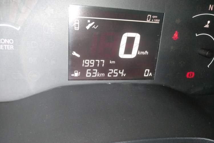 Used Dongfeng NAMMI EX1 2021 Quality Edition Odometer Close Up