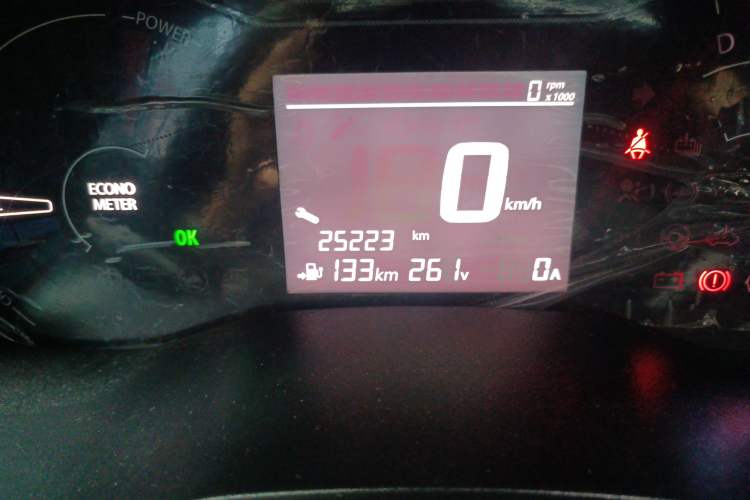 Used Dongfeng NAMMI EX1 2021 Quality Edition Odometer Close Up