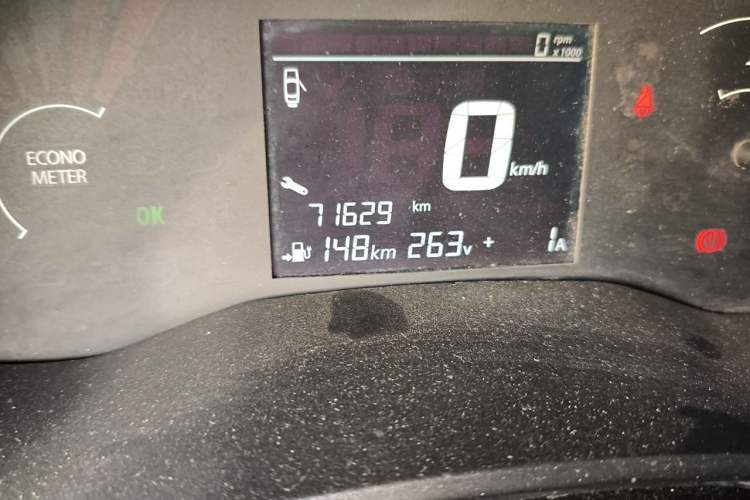 Used Dongfeng NAMMI EX1 2021 Zhi Ling Version Odometer Close Up