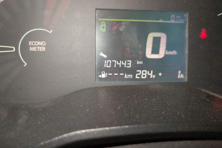 Used Dongfeng NAMMI EX1 2021 Zhi Ling Version Odometer Close Up