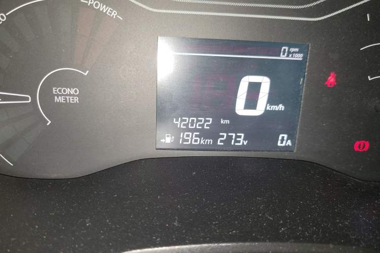 Used Dongfeng NAMMI EX1 2021 Quality Edition Odometer Close Up