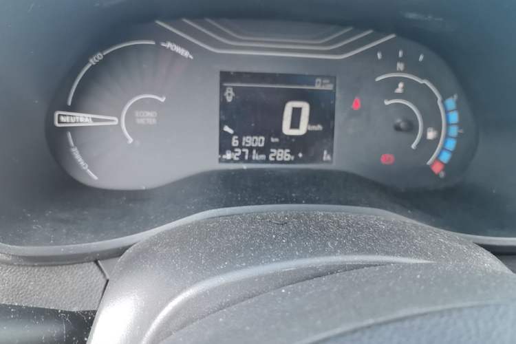 Used Dongfeng NAMMI EX1 2021 Zhi Ling Version Odometer Close Up
