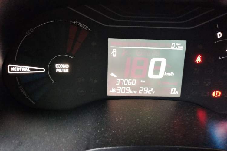 Used Dongfeng NAMMI EX1 2021 Zhi Ling Version Odometer Close Up