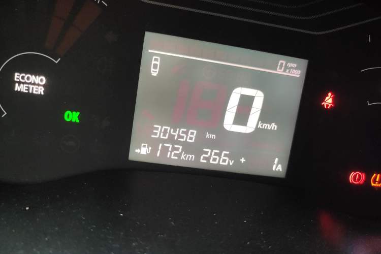 Used Dongfeng NAMMI EX1 2021 Zhi Ling Version Odometer Close Up