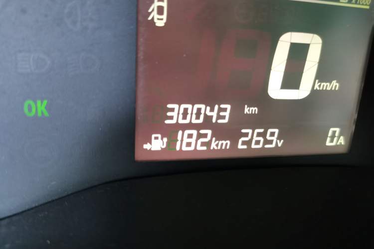 Used Dongfeng NAMMI EX1 2021 Zhi Ling Version Odometer Close Up