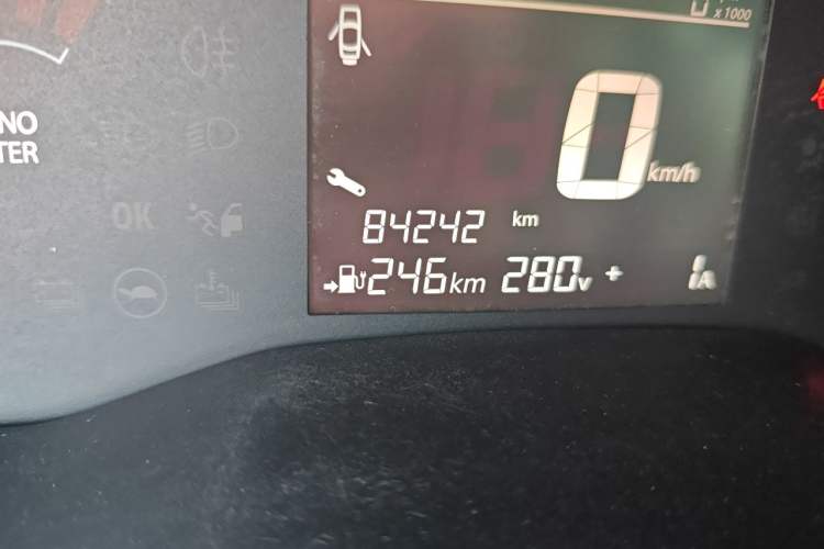Used Dongfeng NAMMI EX1 2021 Zhi Ling Version Odometer Close Up