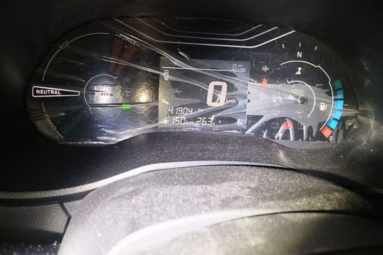 Used Dongfeng NAMMI EX1 2021 Zhi Ling Version Odometer Close Up
