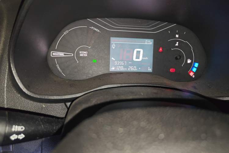 Used Dongfeng NAMMI EX1 2021 Quality Edition Odometer Close Up