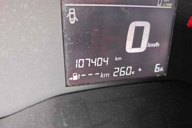 Used Dongfeng NAMMI EX1 2021 Zhi Ling Version Odometer Close Up