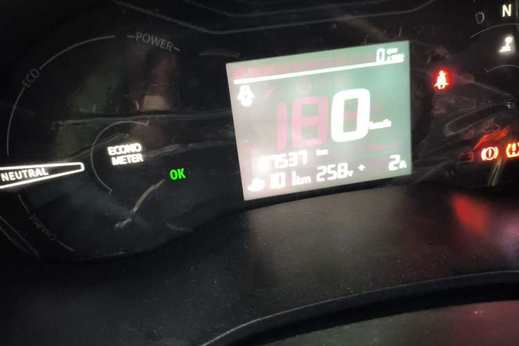 Used Dongfeng NAMMI EX1 2022 PRO Tiger Glory Standard Model Odometer Close Up