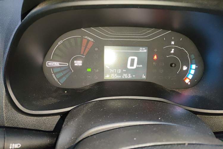 Used Dongfeng NAMMI EX1 2022 PRO Tiger Glory Luxury Model Odometer Close Up
