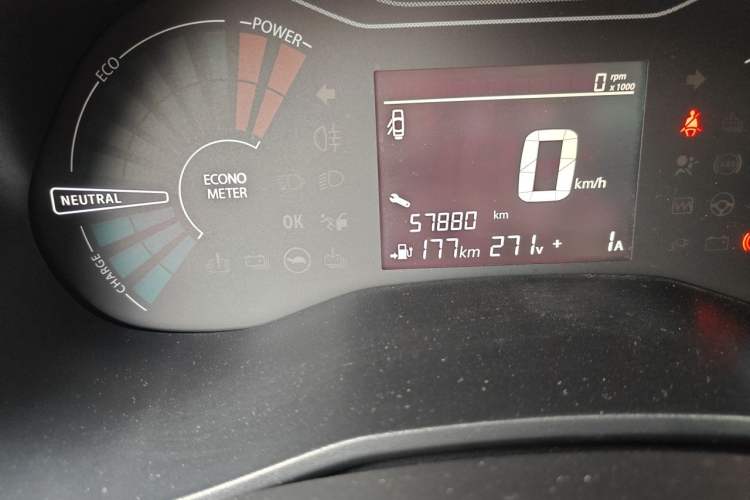 Used Dongfeng NAMMI EX1 2022 PRO Tiger Glory Advanced Model Odometer Close Up