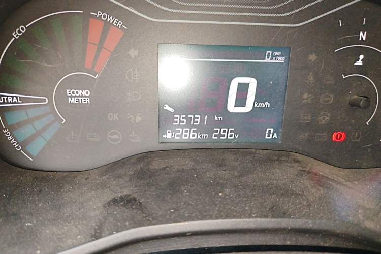 Used Dongfeng NAMMI EX1 2022 Revised PRO Tiger Glory Advanced Version Odometer Close Up