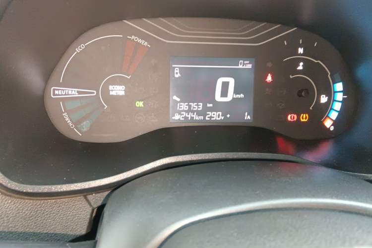 Used Dongfeng NAMMI EX1 2022 Revised PRO Tiger Glory Advanced Version Odometer Close Up