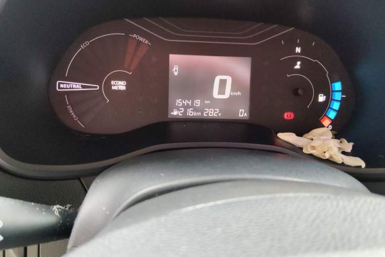 Used Dongfeng NAMMI EX1 2022 Restyled PRO Tiger Glory Deluxe Version Odometer Close Up