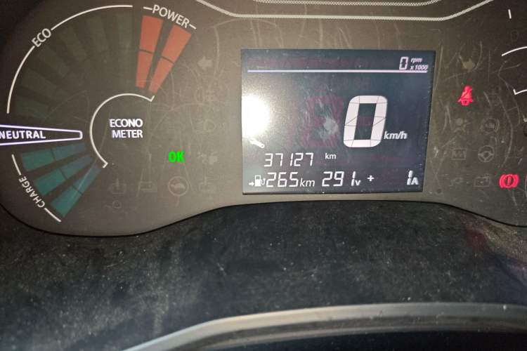 Used Dongfeng NAMMI EX1 2022 Restyled PRO Tiger Glory Deluxe Version Odometer Close Up