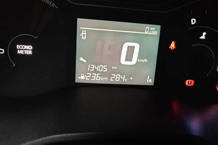 Used Dongfeng NAMMI EX1 2022 PRO Enjoyment Model Odometer Close Up