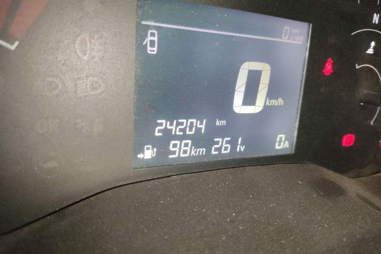Used Dongfeng NAMMI EX1 2022 Revised PRO Enjoyment Version Odometer Close Up