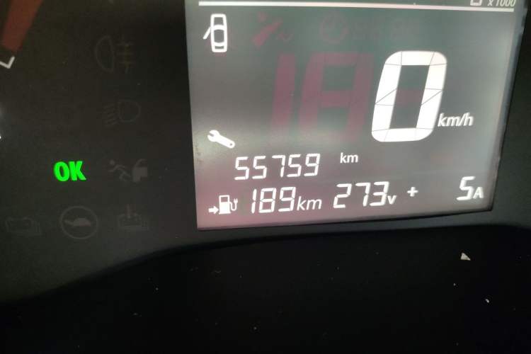 Used Dongfeng NAMMI EX1 2022 Revised PRO Enjoyment Version Odometer Close Up