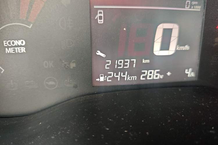 Used Dongfeng NAMMI EX1 2022 Revised PRO Enjoyment Version Odometer Close Up