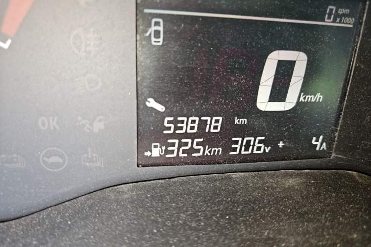 Used Dongfeng NAMMI EX1 2022 Revised PRO YueShi Version Odometer Close Up