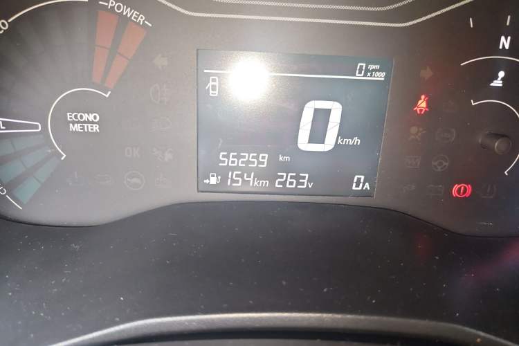 Used Dongfeng NAMMI EX1 2022 PRO Enjoyment Model Odometer Close Up