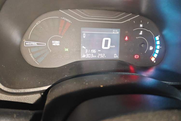 Used Dongfeng NAMMI EX1 2022 PRO Enjoyment Model Odometer Close Up
