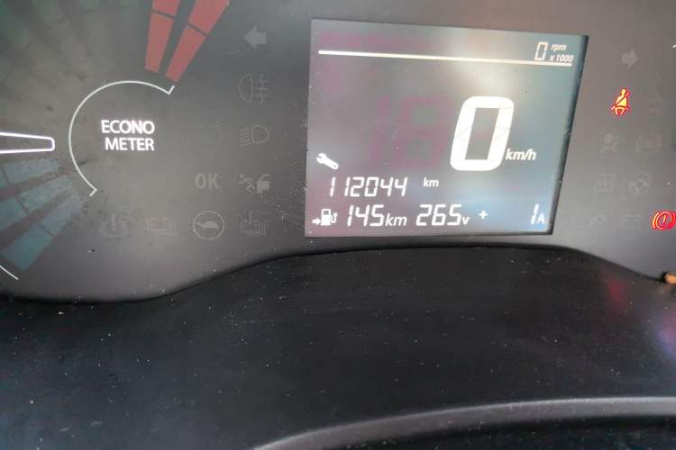 Used Dongfeng NAMMI EX1 2022 PRO Joyful Edition Odometer Close Up