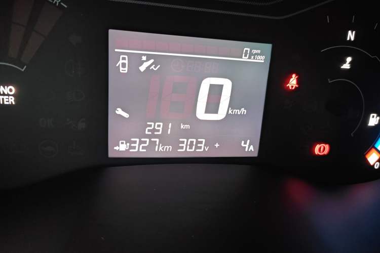 Used Dongfeng NAMMI EX1 2022 Revised PRO Yuecheng Version Odometer Close Up